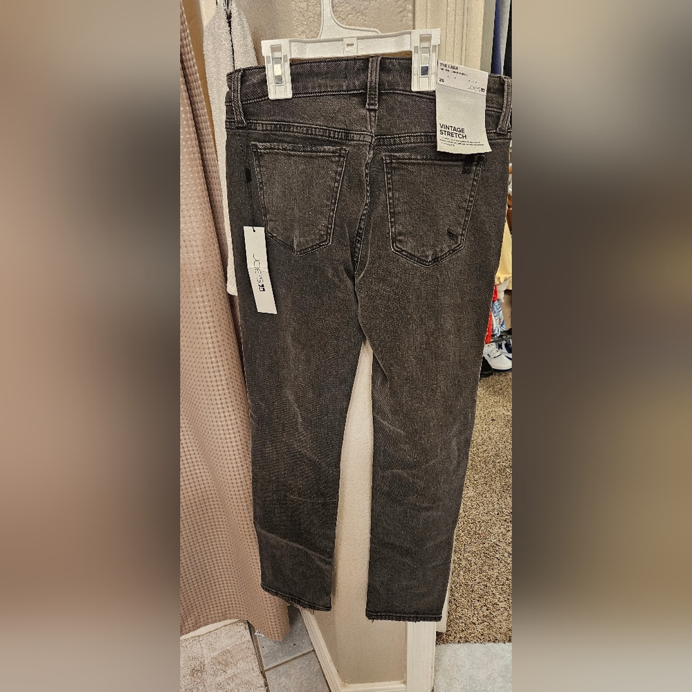 Womens The Lara Distressed Mid Rise Ankle Jeans